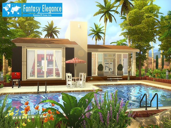 Sims 4 Fantasy Elegance home by BrandonTR at TSR