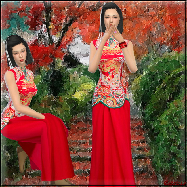 Sims 4 Chen Li by Cedric13 at L’univers de Nicole