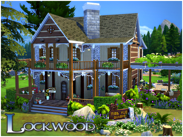 Sims 4 Lockwood house by Waterwoman at Akisima