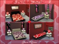Be My Valentine Bed Set at Shara 4 Sims