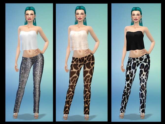Sims 4 Pants recolors at Tacha 75