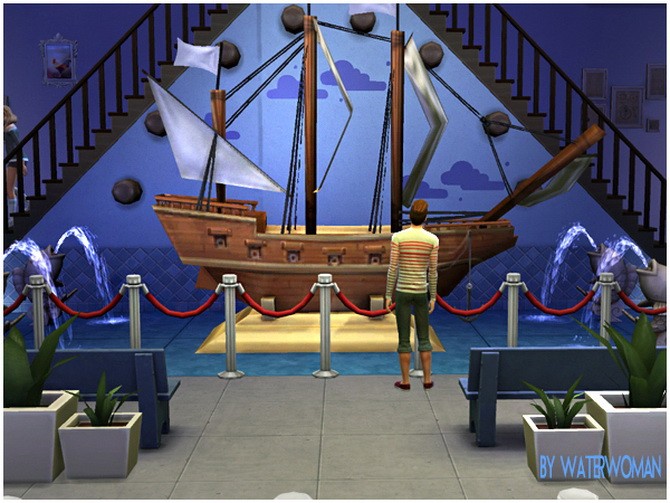 Sims 4 Museum Artisima by Waterwoman at Akisima