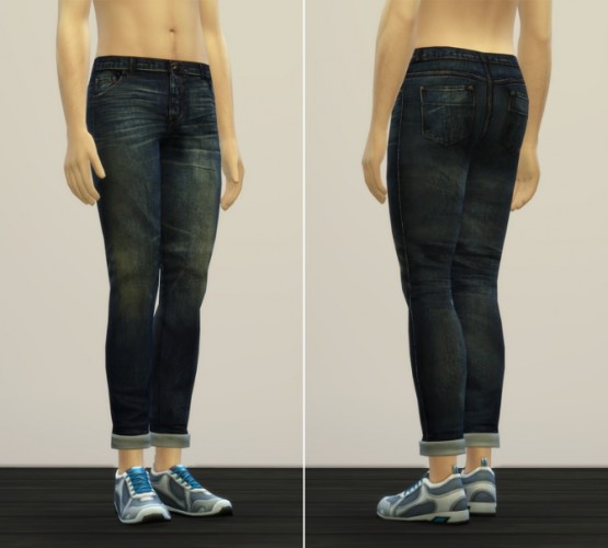 Jeans V2 for males at Rusty Nail » Sims 4 Updates