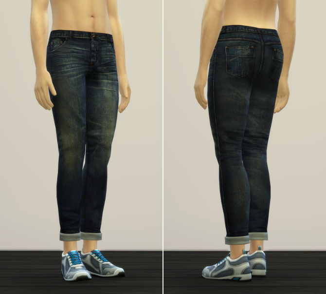 Sims 4 Jeans V2 for males at Rusty Nail