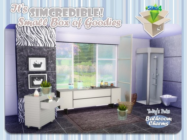Sims 4 Bathroom Charms by SIMcredible! at TSR