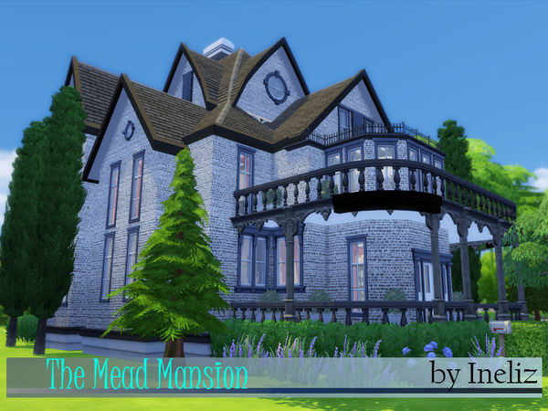Sims 4 The Mead Mansion by Ineliz at TSR