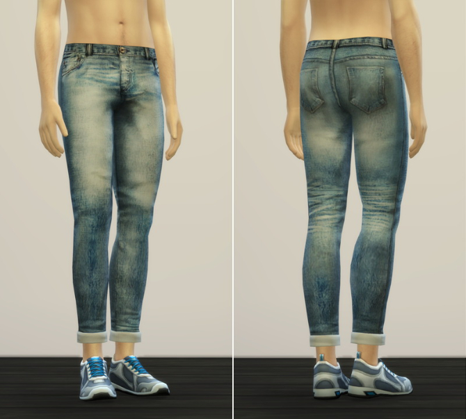 Sims 4 Jeans V2 for males at Rusty Nail