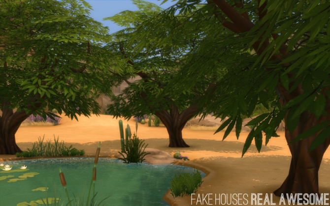 Sims 4 No Fade Trees and Streetlamps at Fake Houses Real Awesome