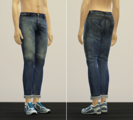 Jeans V2 for males at Rusty Nail » Sims 4 Updates