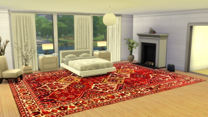 Sims 4 Oriental Rugs size 7x5 by Wallpaper at Mod The Sims