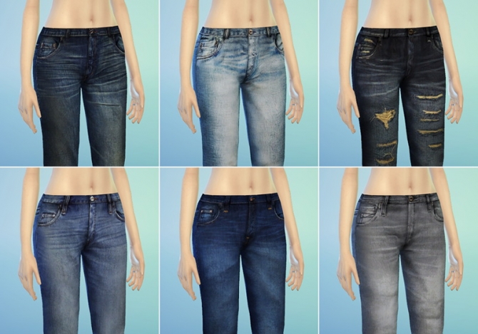 Sims 4 Jeans V2 for females at Rusty Nail