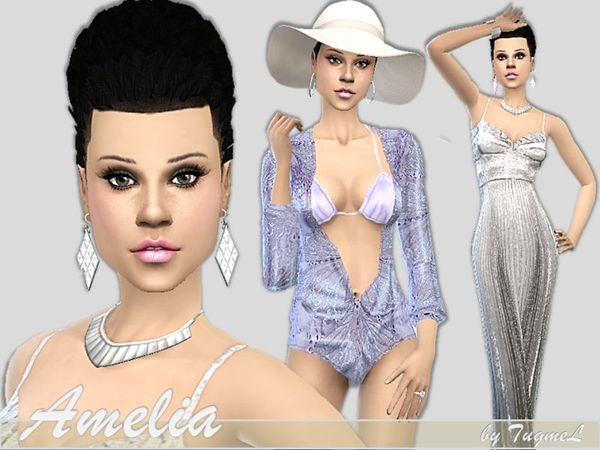 Sims 4 Amelia by TugmeL at TSR