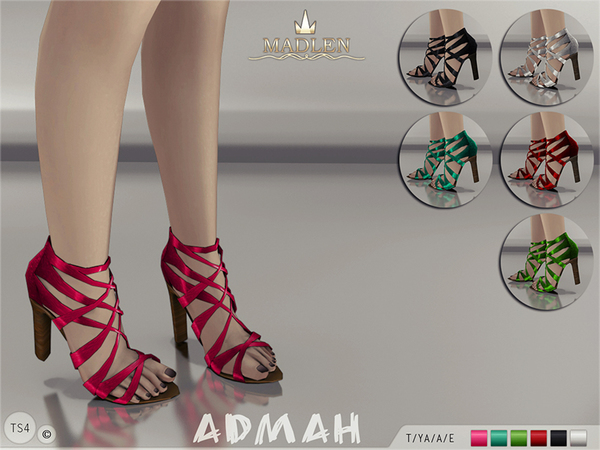 Madlen Admah Shoes by MJ95 at TSR » Sims 4 Updates