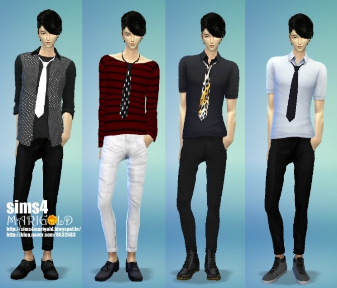 Sims 4 Acc. tie at Marigold