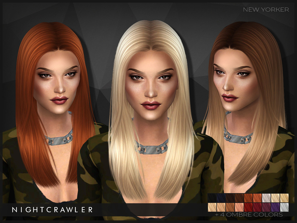 Sims 4 NewYorker hair by Nightcrawler at TSR
