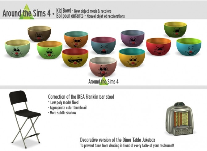 Sims 4 Face Bowl for the Kids at Around the Sims 4