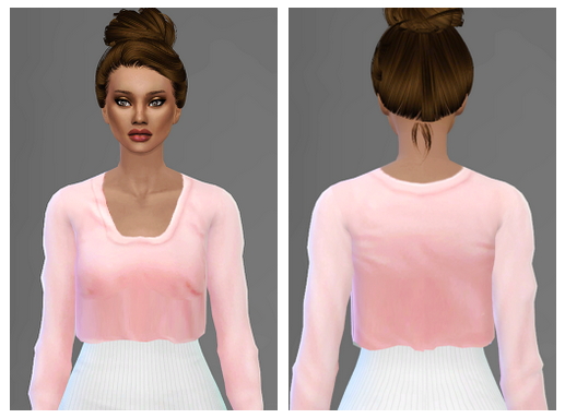 Sims 4 May Hair 18F Skysims Conversion Retexture at Artemis Sims