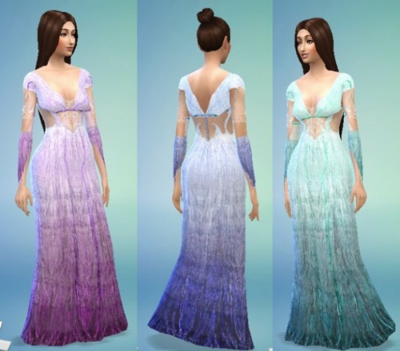 Verona's Gown Conversion at My Stuff » Sims 4 Updates