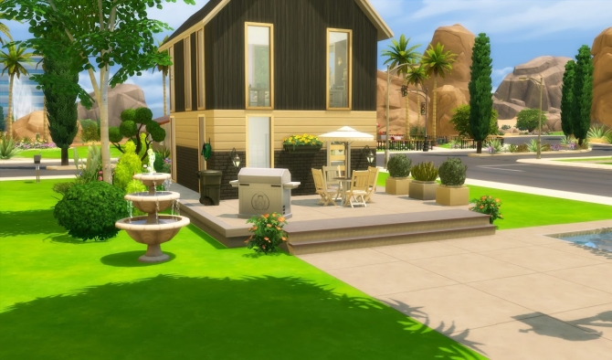 Sims 4 Single Dream house by zuckerhase at Akisima