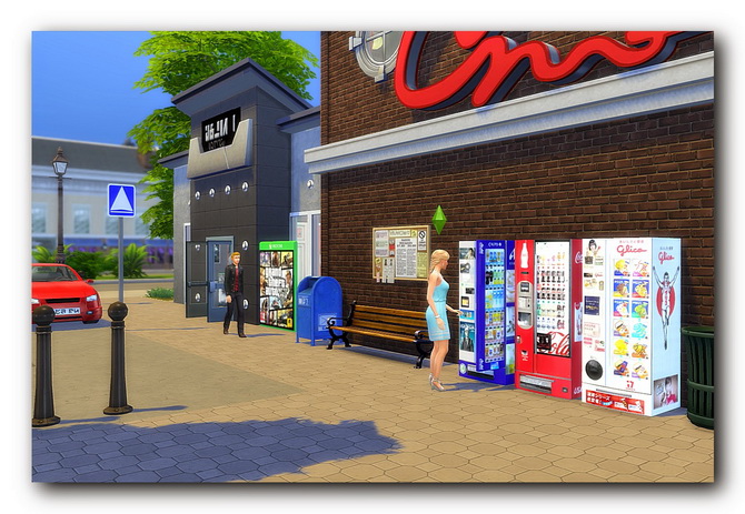 Sims 4 Sims street at Architectural tricks from Dalila