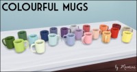 21 colourful mugs at Martine’s Simblr