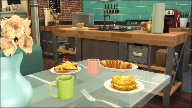 Sims 4 21 colourful mugs at Martine’s Simblr