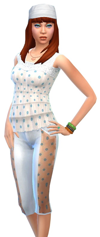 Sims 4 Spring Top & Jeans at Annett’s Sims 4 Welt