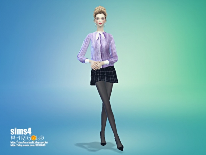 Sims 4 Sweater onepiece at Marigold