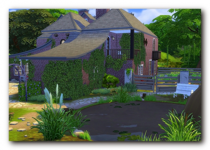 Sims 4 Morton house at Architectural tricks from Dalila