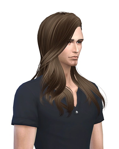 Sims 4 Newsea YU114 Shaine hair for males at Ritsuka