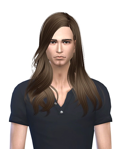 Sims 4 Newsea YU114 Shaine hair for males at Ritsuka