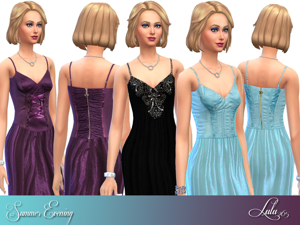 Sims 4 Summer Evening Wear by Lulu265 at TSR