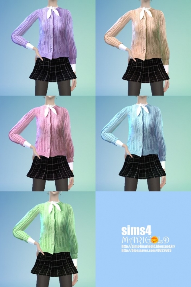 Sims 4 Sweater onepiece at Marigold