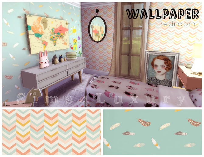 Sims 4 Owly Wall at Sims4 Luxury