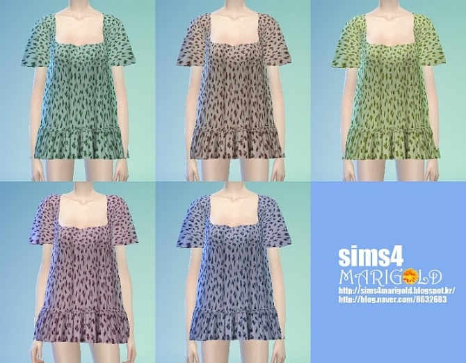 Sims 4 Low cut blouse at Marigold