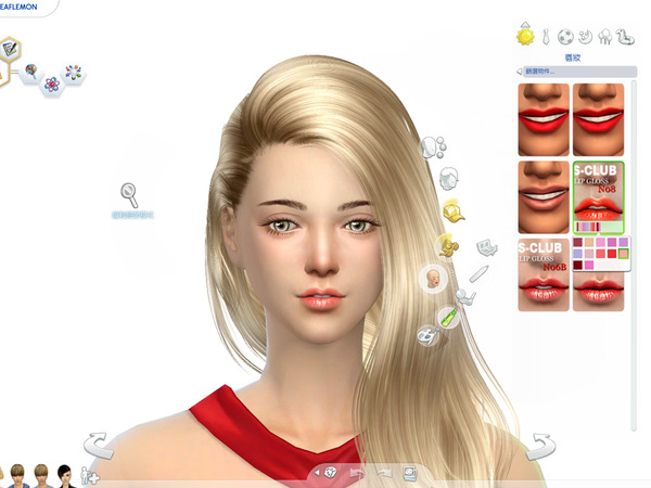 Sims 4 Lipstick F08 by S Club LL at TSR