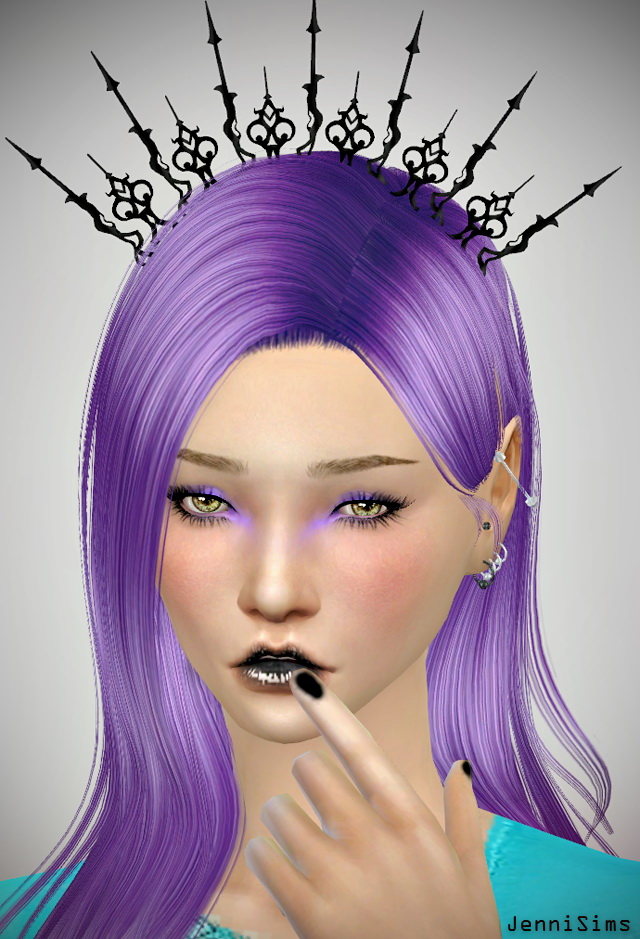 Sims 4 Spiked Headband at Jenni Sims