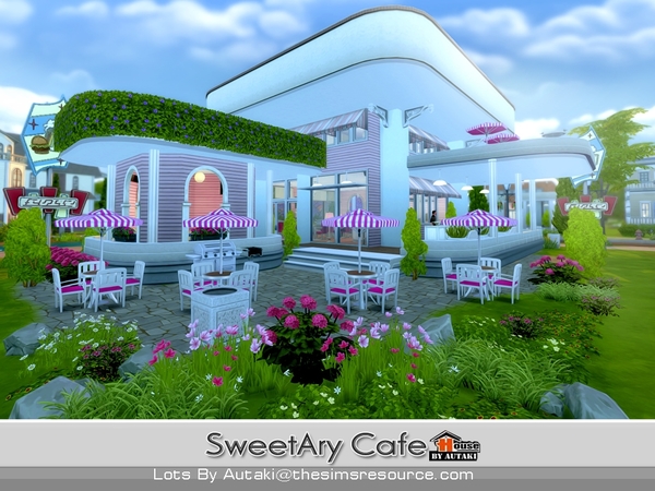 Sims 4 SweetAry Cafe by autaki at TSR