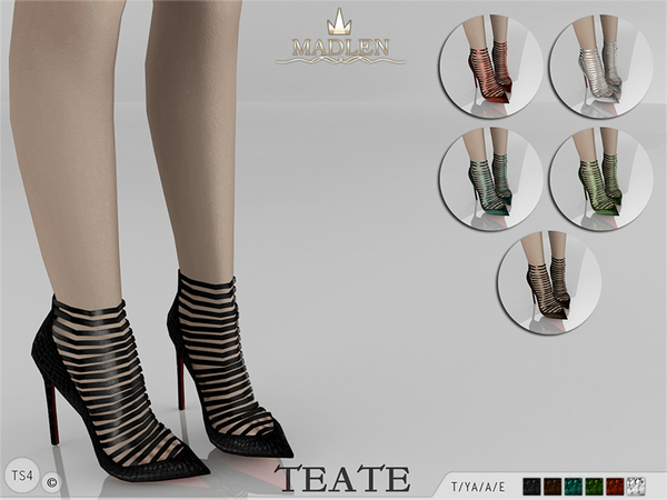 Sims 4 Madlen Teate Shoes by MJ95 at TSR