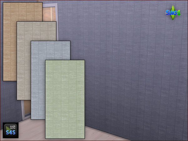 Sims 4 4 simple wall sets by Mabra at Arte Della Vita
