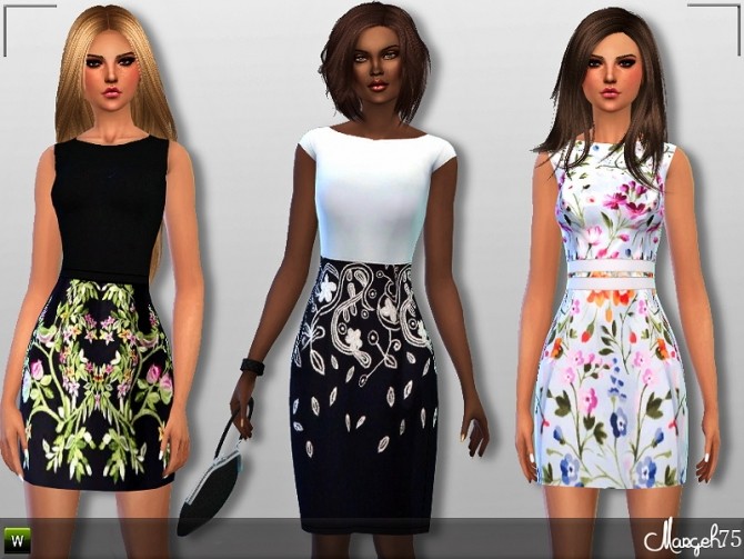 Sims 4 S4 Jovani Dress by Margie at Sims Addictions