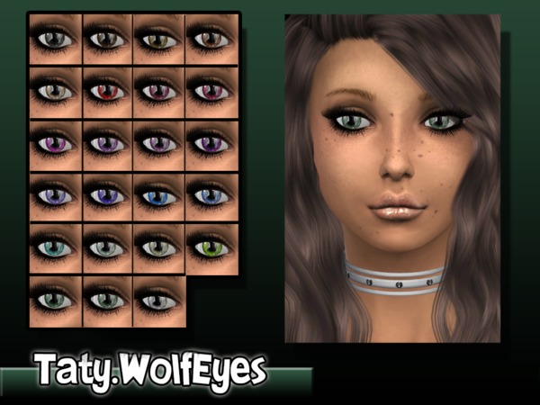 Sims 4 Wolf Eyes by Taty at TSR