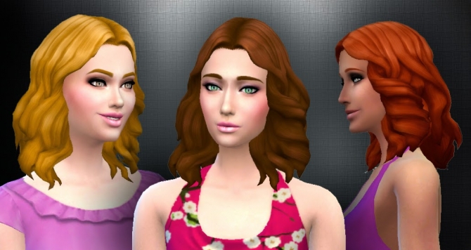 Passion Hair at My Stuff » Sims 4 Updates