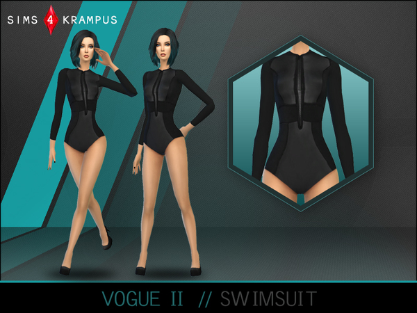 Sims 4 Vogue Swimsuit II by SIms4Krampus at TSR