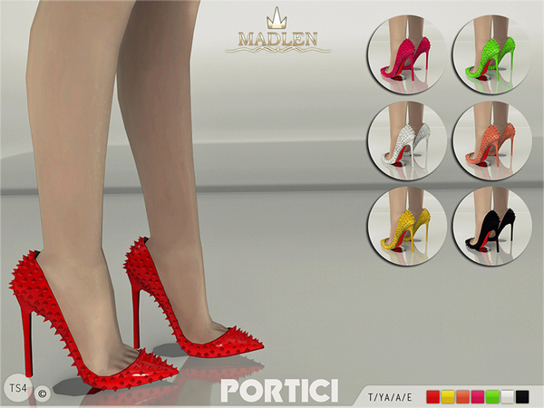 Sims 4 Madlen Portici Shoes by MJ95 at TSR