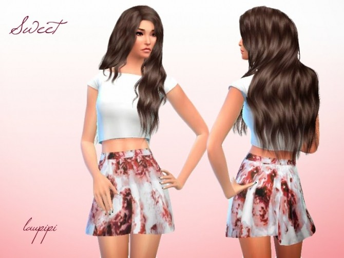 Sims 4 Sweet skirt at Laupipi