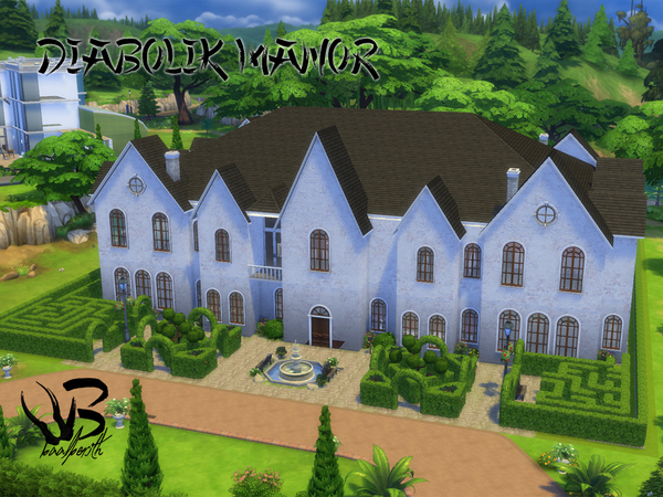 Sims 4 Diabolik Manor by Baalberith chan at TSR