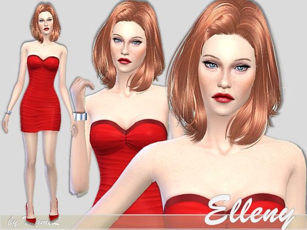 Sims 4 Elleny by Tugmel at TSR