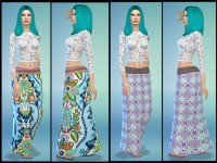 Boho Skirts by Tacha75 at Simtech Sims4