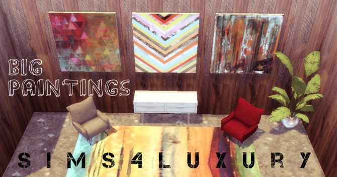 Sims 4 Big Paintings at Sims4 Luxury